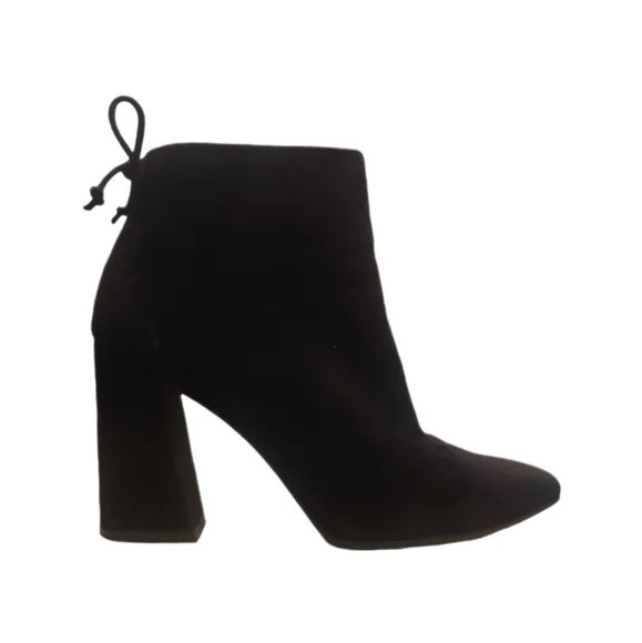 STUART WEITZMAN | Black Suede Ankle Boots / Booties in Size US 7 - Picture 2 of 8